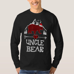 T-shirt Famille de pyjama de jumelage de l'ours à l'oncle