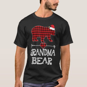 T-shirt Famille de pyjama de jumelage d'ours de grand-mère