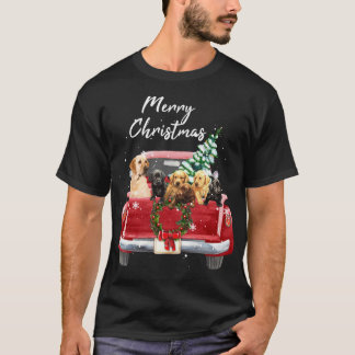 T-shirt Famille de récupération Labrador Camion Pajama de