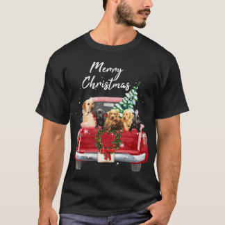 T-shirt Famille de récupération Labrador Camion Pajama de 