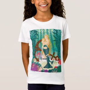 T-Shirt Famille de sirènes (blondes noires)
