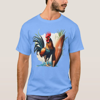 T-shirt Famille de surf Bird Rooster