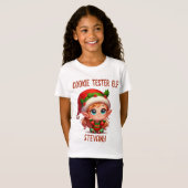 T-Shirt Famille de testeur de cookies correspondant au nom (Devant entier)