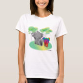 T-shirt Famille d'éléphants LGBTQ - "Chaque famille en a u (Devant)