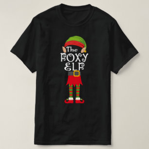T-shirt famille des elfes foxy jumelée noël