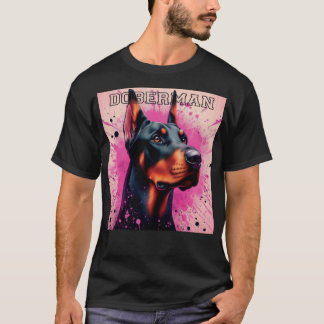 T-shirt Famille Doberman