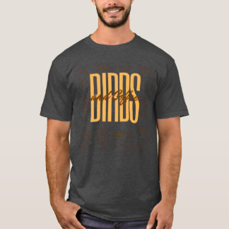 T-shirt Famille d'observation du café et des oiseaux