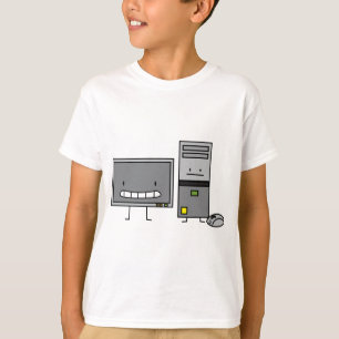 T-shirt Famille d'ordinateur IL tour de PC de souris