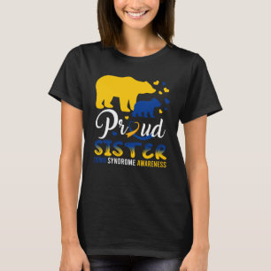 T-shirt Famille d'ours-soeurs fières qui correspond au syn