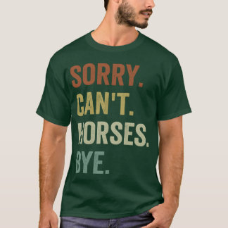 T-shirt Famille Drôle Cheval Femme Sleeve