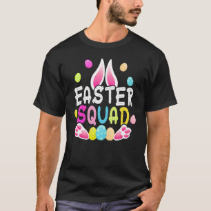 T-shirt Famille Easter Squad Matatching Bunny Egg Hunt Gro