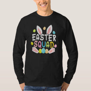 T-shirt Famille Easter Squad Matatching Bunny Egg Hunt Gro