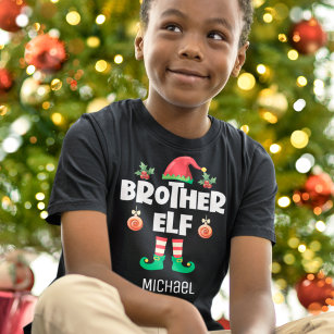 T-shirt Famille elf Brother correspondant nom de la tenue 