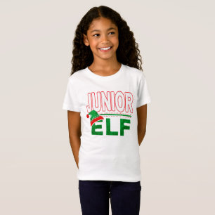 T-Shirt Famille Elf Junior Elf Noël Holiday #TeamElf