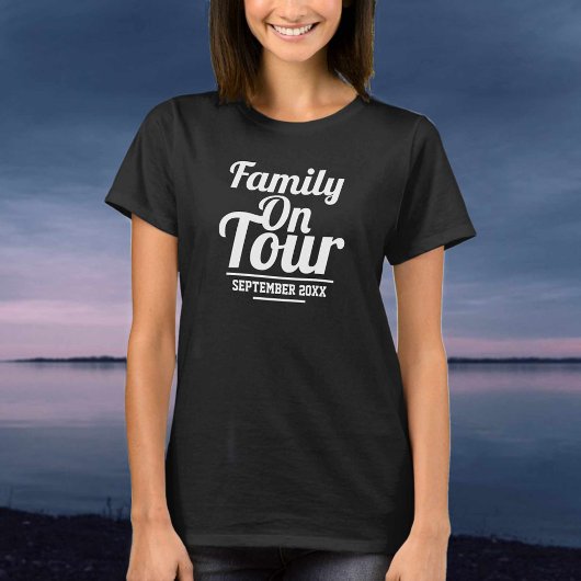T-shirt famille en tournée