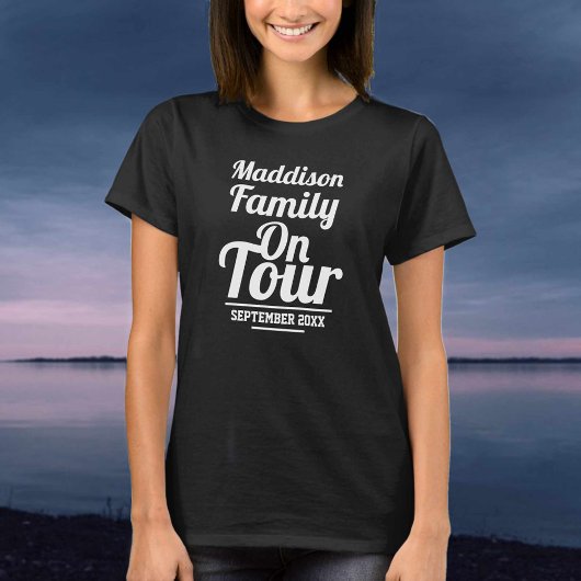 T-shirt famille en tournée