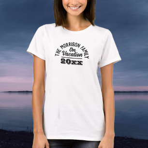 T-shirt Famille en Vacances
