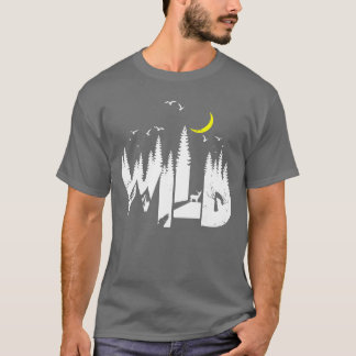 T-shirt Famille Extérieur Campingrip Camp faune ami