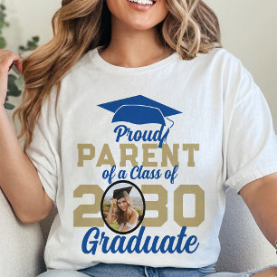 T-shirt Famille Fière Classe De Graduation Personnalisée D