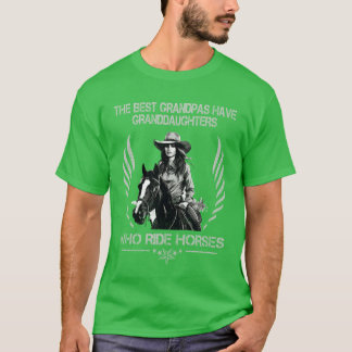T-shirt Famille Fille Ride Chevaux fille
