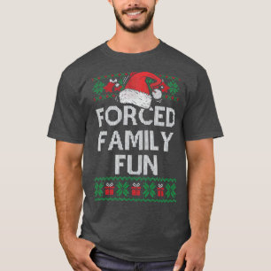 T-shirt Famille Forcée Amusants Sarcastique Adulte Drôle N