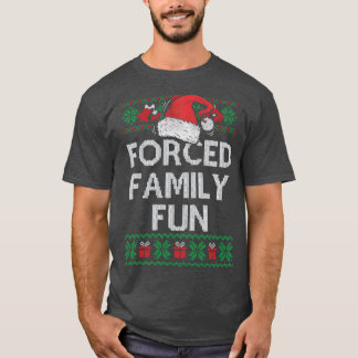 T-shirt Famille Forcée Amusants Sarcastique Adulte Drôle N