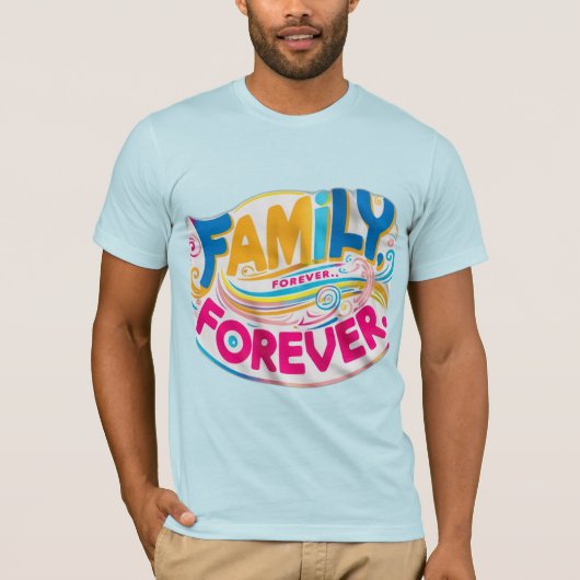 T-shirt Famille, jamais (Devant)