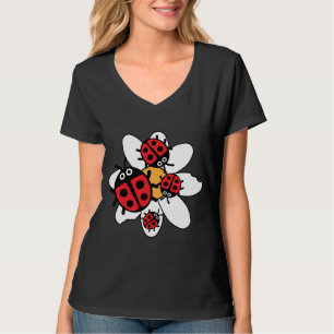 T-shirt Famille ladybird Enfants Mignons