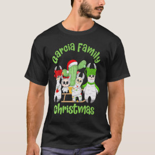 T-shirt Famille Llama Hommes Femmes Et Enfants Famille Gar