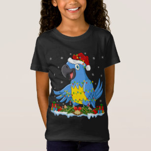 T-Shirt Famille Macaw Lover Correspondance Santa Chapeau M