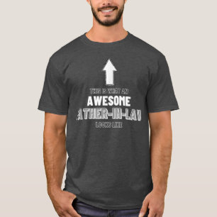 T-shirt Famille Mariage Cadeau Groom Mariée Père En Loi 53