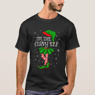 T-shirt Famille Matching Femmes Filles I m The Curvy Elf C