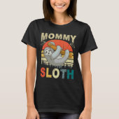 T-shirt Famille Matching Sloth Matching Maman Pour Menwome (Devant)