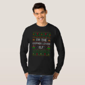 T-shirt Famille Matching Ugly Je suis The Gopher Elf Chris (Devant entier)