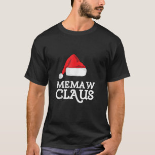 T-shirt Famille Memaw Claus Noël Père Noël s Casquette Mat