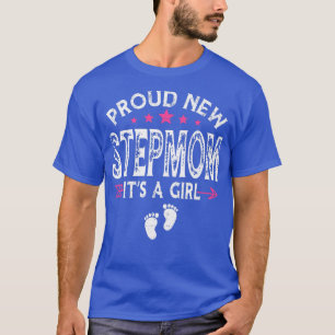 T-shirt Famille Mignonne Genre Révéler Fier Nouveau Stepma