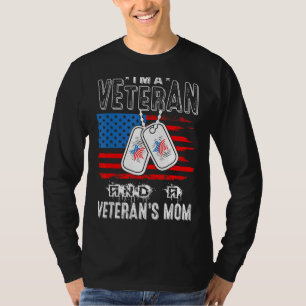 T-shirt Famille Militaire Je suis Vétérinaire Et une mère