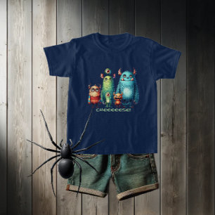 T-shirt Famille Monster - Happy Halloween !