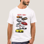 T-shirt Famille Nissan Z (Devant)