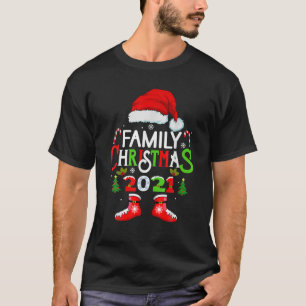T-shirt Famille Noël 2021 Crew Xmas Squad Père Noël drôle