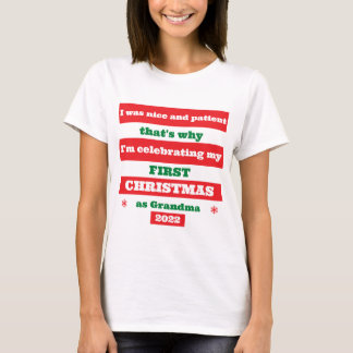 T-shirt Famille Noël comme une citation amusante de grand-