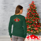 T-shirt Famille Noël Père Noël Pain d'épices Monogramme Fe