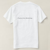 T-shirt famille paisible (Design dos)
