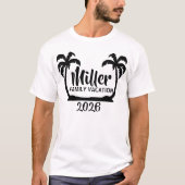 T-shirt famille Palm Trees (Devant)
