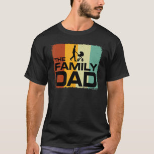 T-shirt Famille Papa Fête des pères Famille Fils Fille Ba
