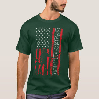 T-shirt Famille père de baseball père fils de baseball amé