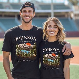 T-shirt Famille personnalisée Réunion Camping Trip Corresp