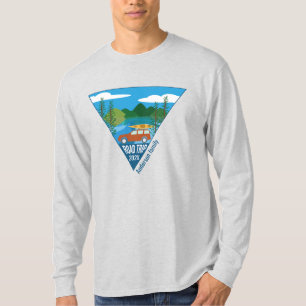 T-shirt Famille personnalisée Voyage de route dans la mont