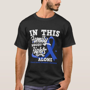 T-shirt Famille Personne ne combat seul Syndrome de Guilla
