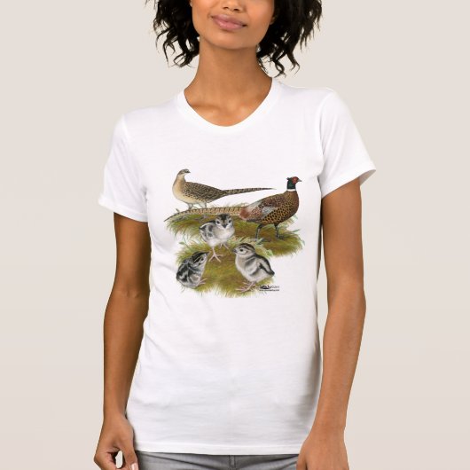T-shirt Famille Pheasant Ringneck (Devant)